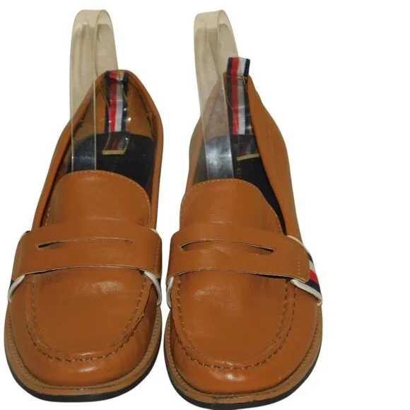 Tommy Hilfiger Karvel Leather Penny Loafers Size 8M - Picture 2 of 9